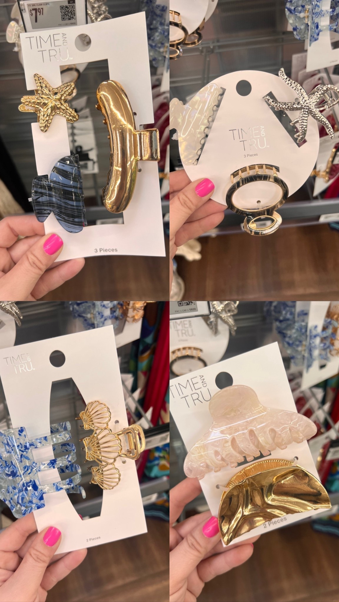 Obsessed with these clips for summer!! 
🏖️ 🐚 💛 ☀️ 

Walmart | Looks for Less | Affordable Finds 

#LTKSwim #LTKSeasonal