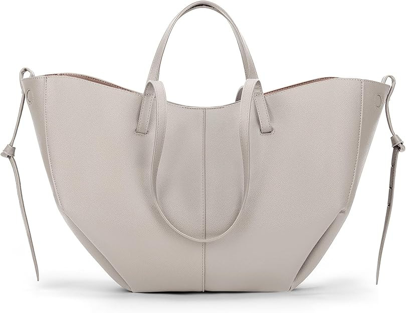 Juoxeepy Work Bag Faux Leather Tote Bag for Women Trendy Handbag Purse Fall Shoulder Bag with Mag... | Amazon (US)