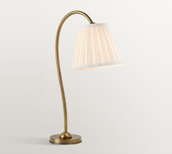 Baylor Pleated Shade Task Table Lamp (20") | Pottery Barn (US)