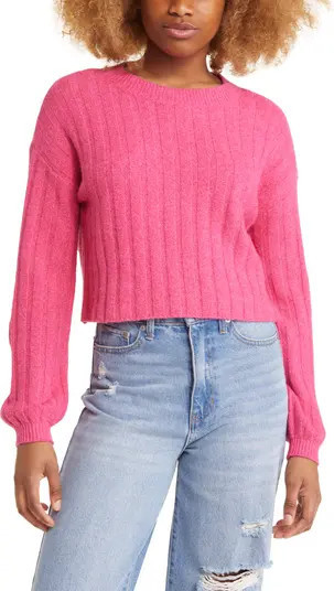 Ribbed Crewneck Sweater | Nordstrom
