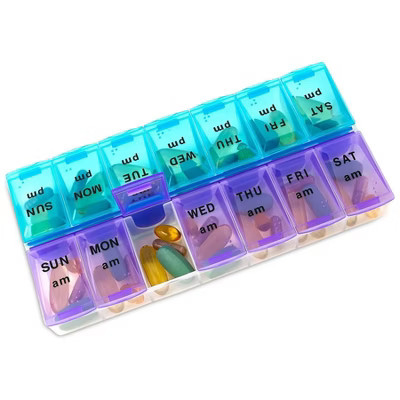 MEDca Weekly Pill Organizer, Twice-a-Day, 1 Pill Organizer | Target
