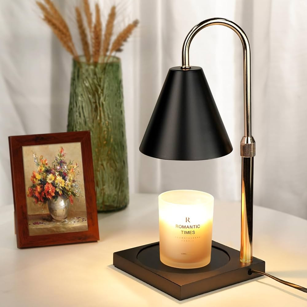 Candle Warmer Lamp with Timer Dimmer, Electric Candle Lamp Warmer for Bedroom Decor, Birthday Gif... | Amazon (US)