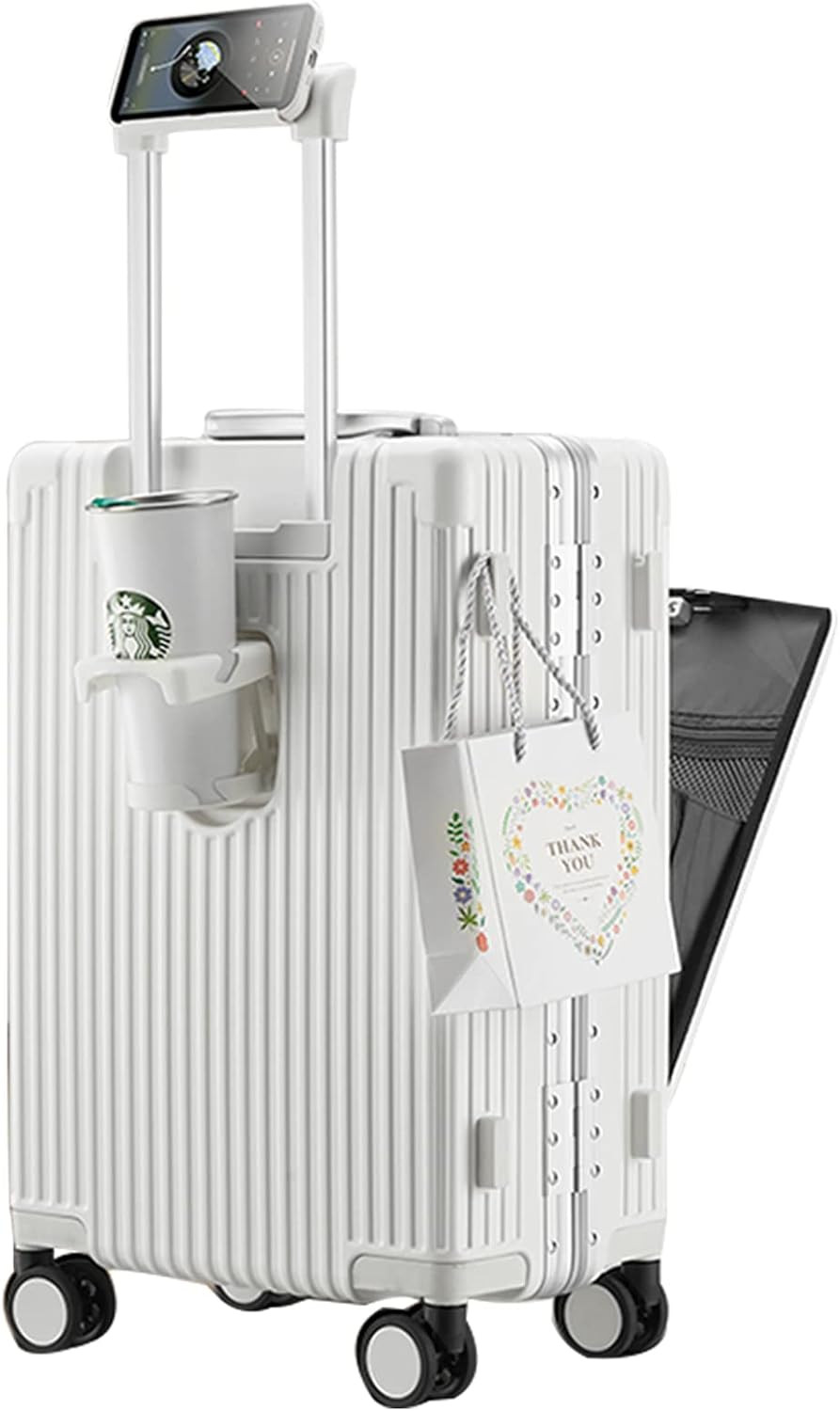 feilario Hardside Expandable Spinner Wheel Luggage, Aluminum Frame Carry on Suitcase - with TSA L... | Amazon (US)
