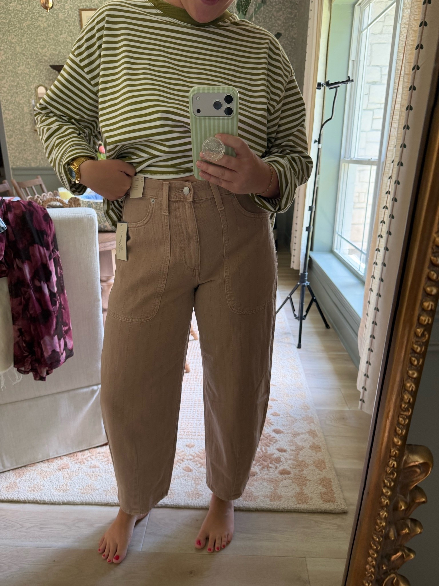 Love these barrel jeans from Target! Come in 2 colors

#LTKSeasonal #LTKootd