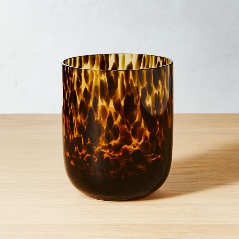 Franklin Brown Drinking Glass + Reviews | CB2 | CB2