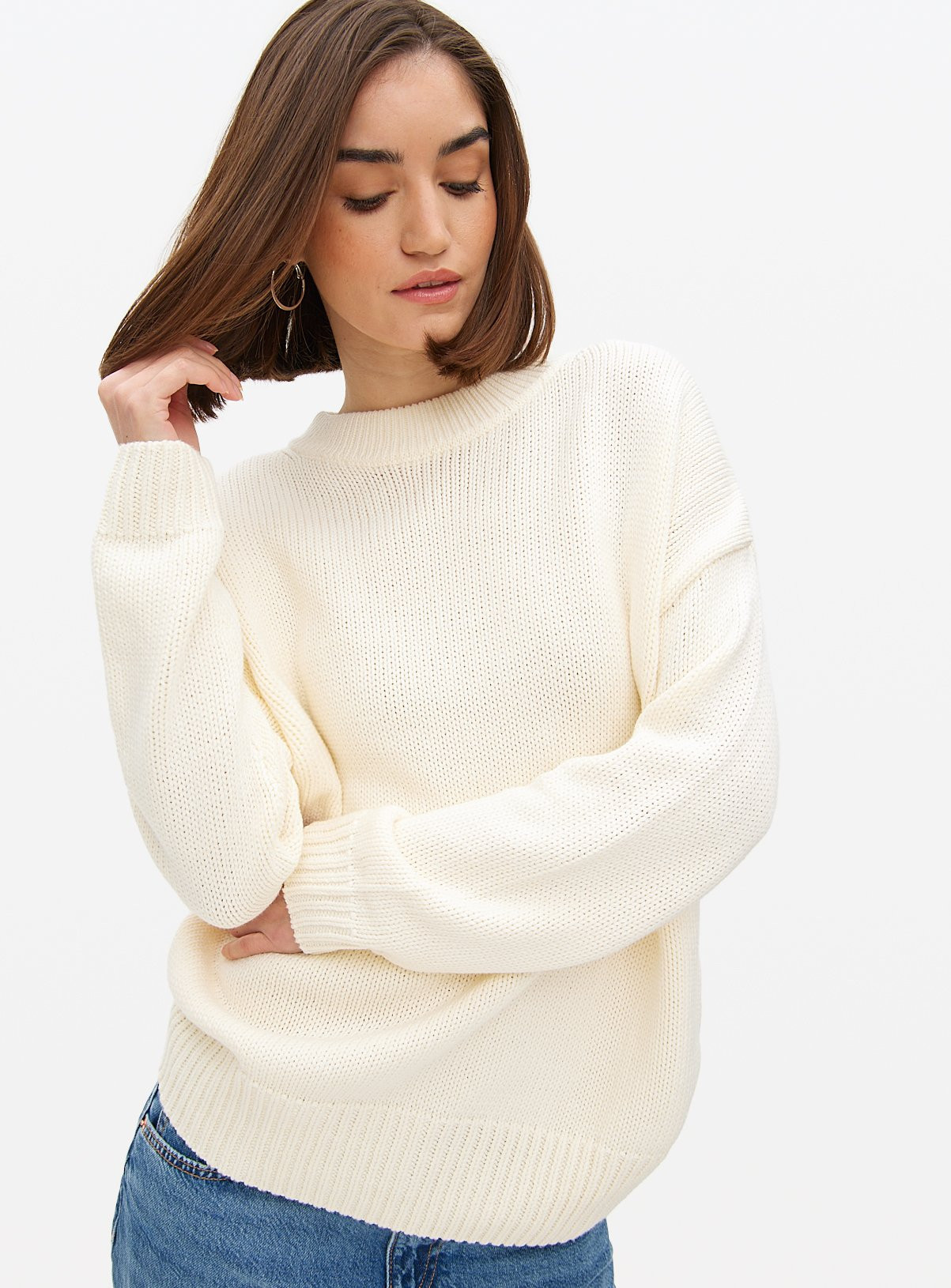 Cream Crew Neck Jumper | Tu Clothing
