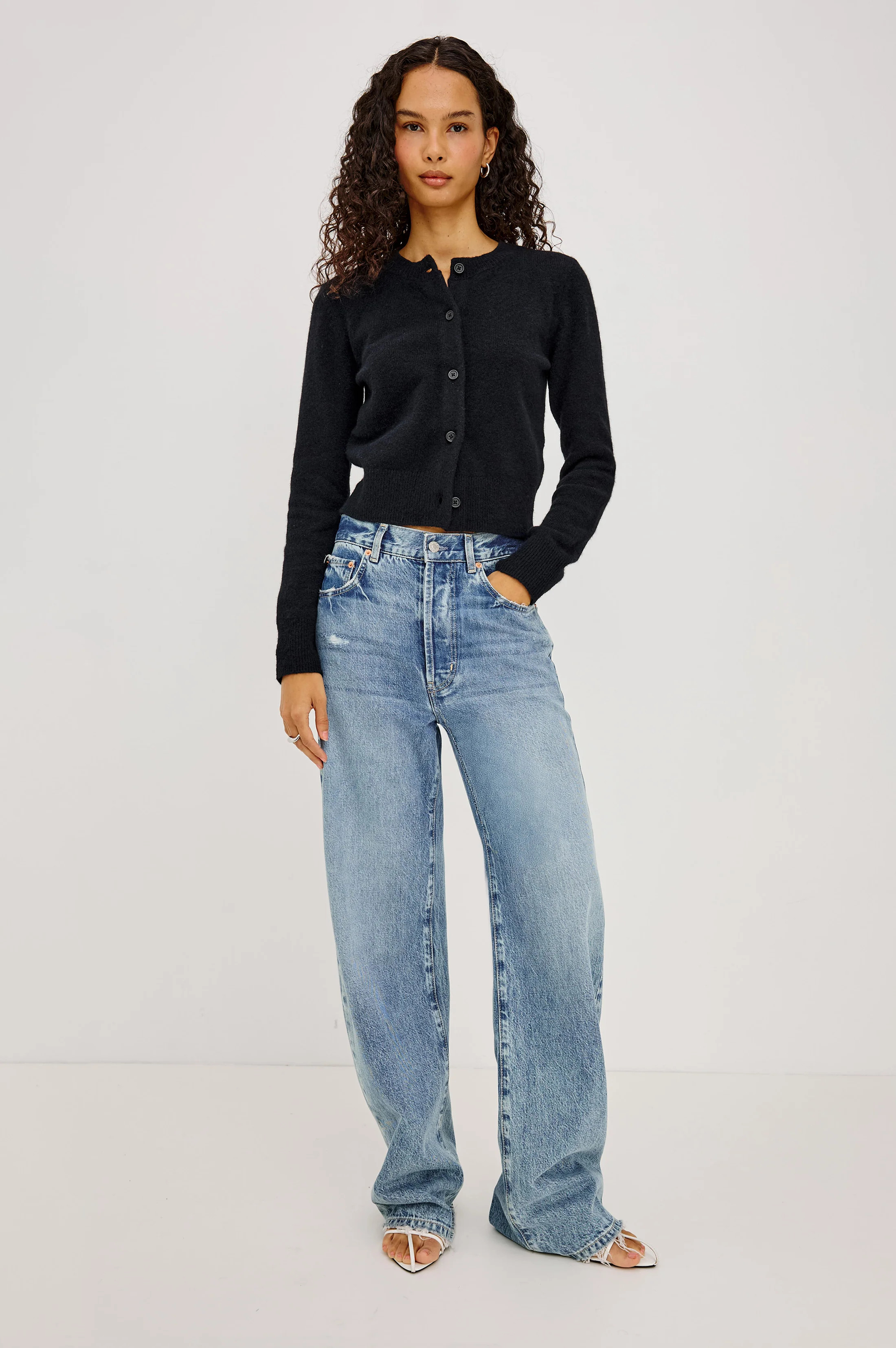 MATILDA CARDIGAN - BLACK | Rails