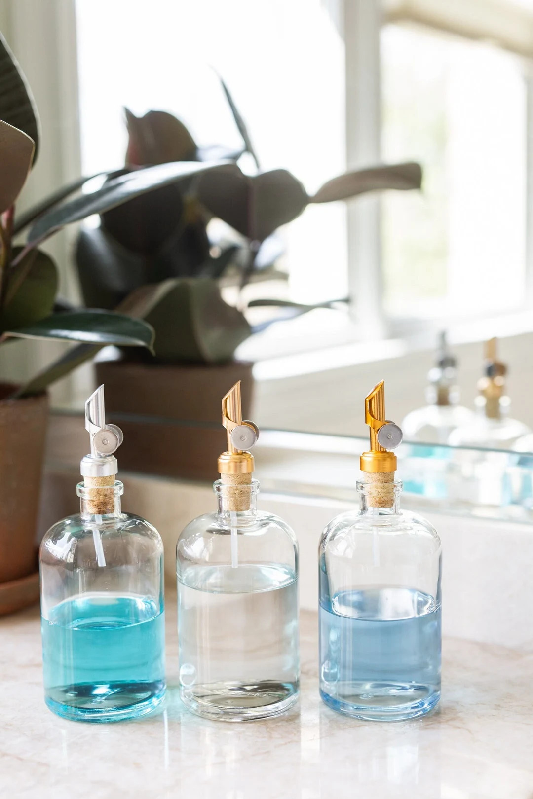 Mouthwash Dispenser | Self Pour Spout Apothecary Glass Dispenser - Etsy | Etsy (US)