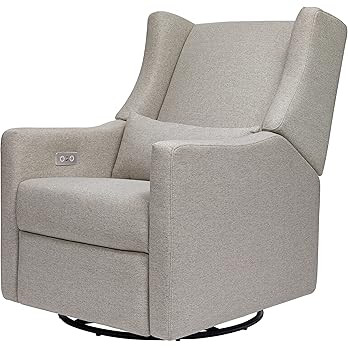 Babyletto Kiwi Electronic Power Recliner and Swivel Glider with USB Port in Performance Grey Eco-... | Amazon (US)
