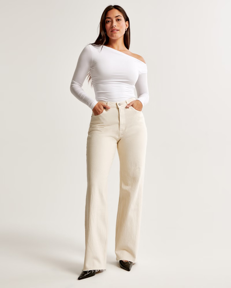 Curve Love High Rise 90s Relaxed Jean | Abercrombie & Fitch (US)