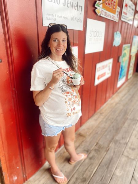 Summer/early fall pregnancy outfit | pregnancy outfits 

#LTKbaby #LTKbump #LTKfamily