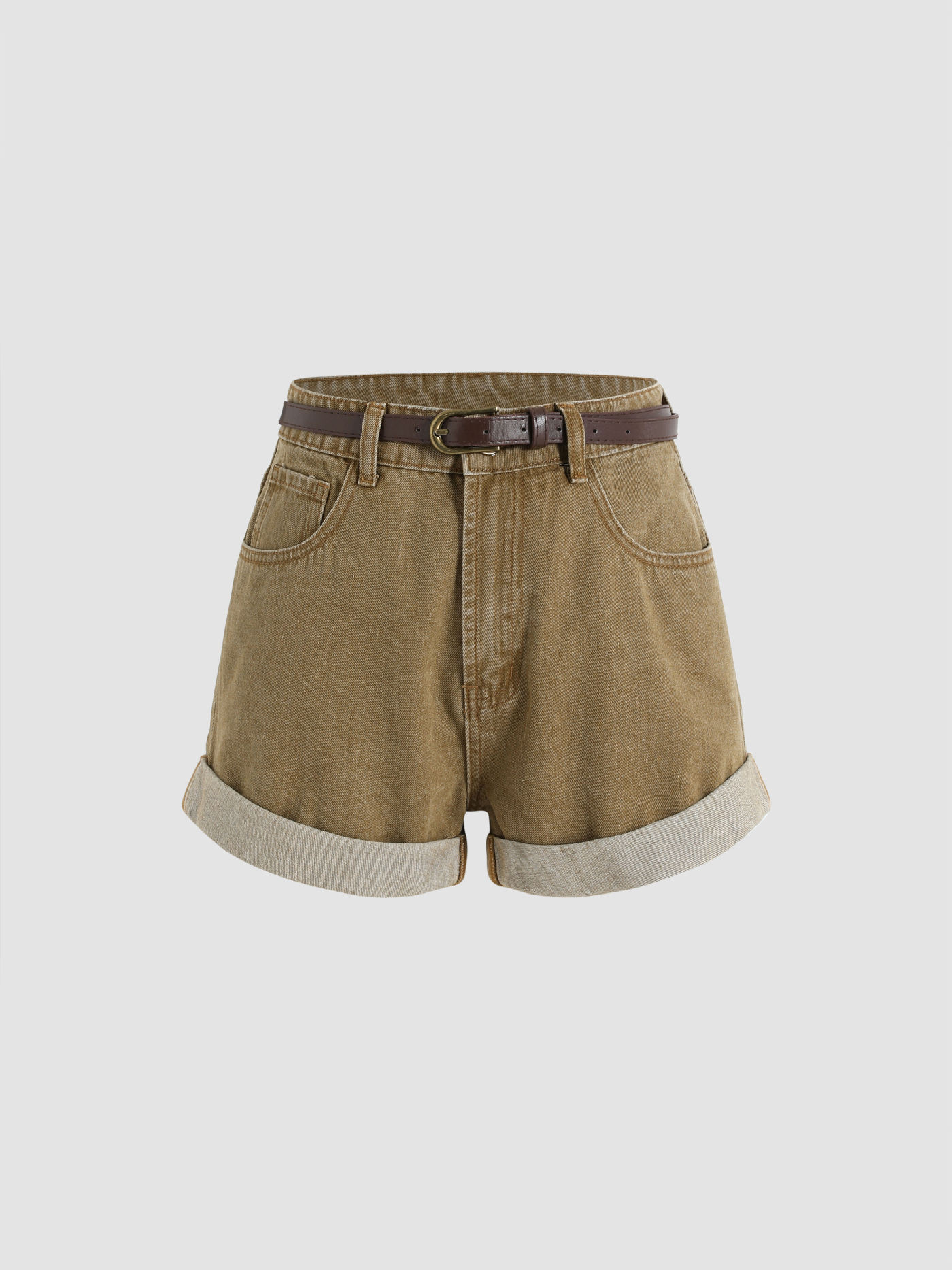 Denim Shorts With Belt | Cider