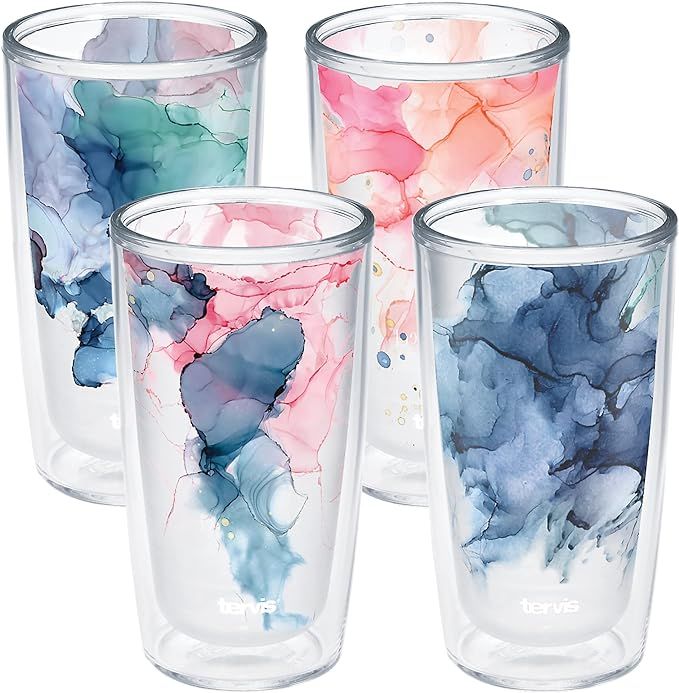 Tervis Made in USA Double Walled Inkreel - Crystal Nature Collection Insulated Tumbler Cup Keeps ... | Amazon (US)