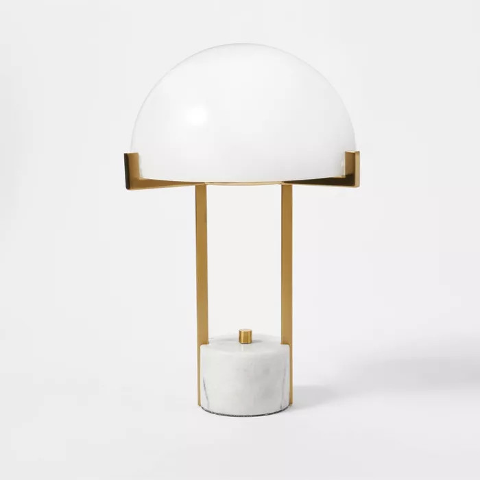 Milk Glass Dome Task Table Lamp White - Threshold™ designed with Studio McGee | Target