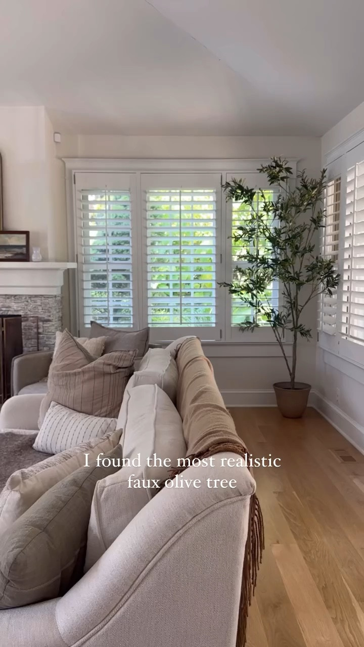 If you’ve been looking for a realistic, tall olive tree, @cghunterhome has the most realistic one I’ve seen to date! It’s shapable and easy to drop into any pot.  Comment TREE below to receive a DM with the link to shop this post on my LTK ⬇ https://liketk.it/4OIdg
#cghunter #cghunterpartner
•
•
•
#cozylivingroom #livingroomstyle #homedecor #targethome #moderntraditional #affordablehomedecor #classichomedecor #classicstyle #coffeetabledecor #moderntraditional #traditionalhome #fauxolivetree #fauxtree