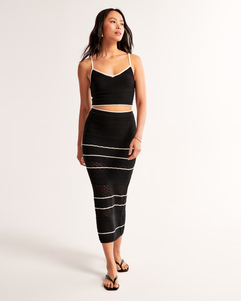 Crochet-Style Bra Top | Abercrombie & Fitch (US)