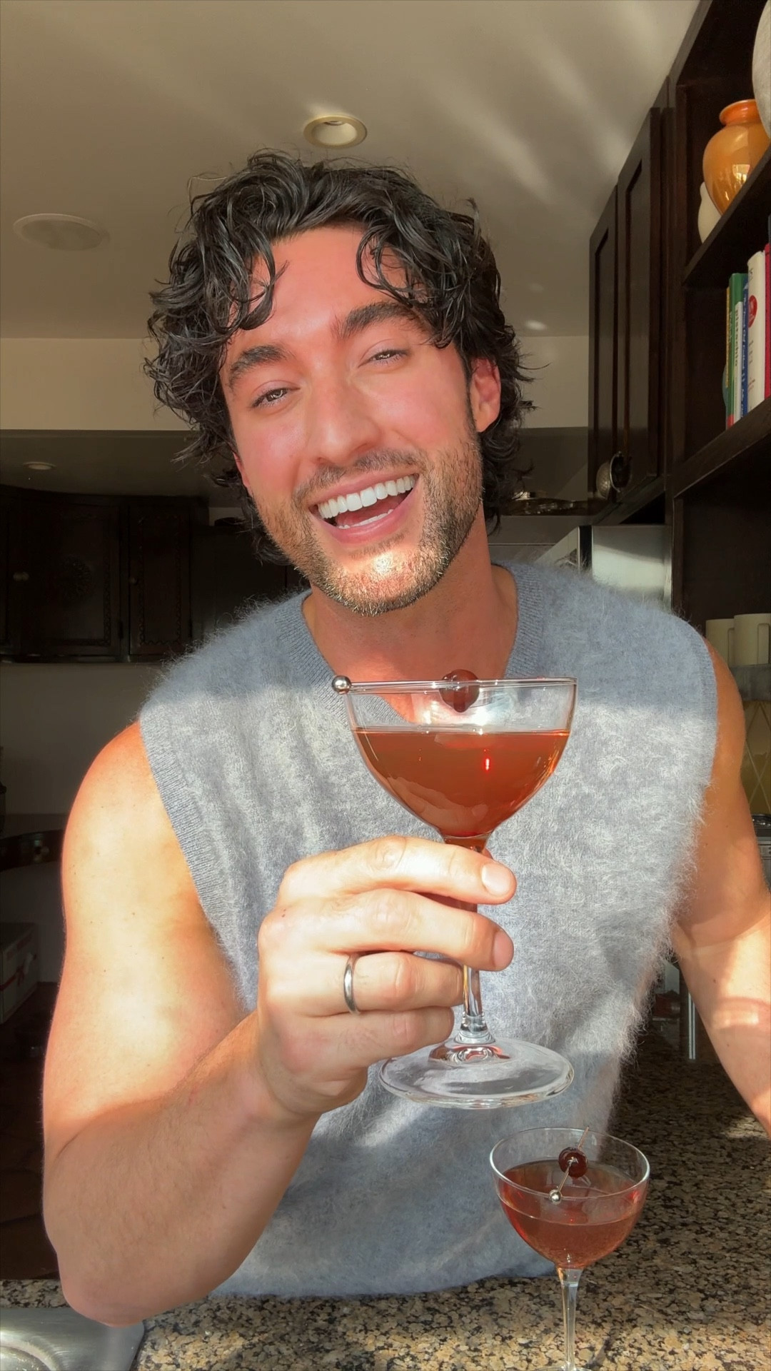 This is my favorite way to make a Manhattan — served in an ice-cold cocktail coupe glass from the freezer 🙃 

I always make a Manhattan with Rye Whiskey (Bulleit is a fav) but if you prefer a sweeter route, you can substitute Bourbon. For the sweet vermouth, you can never go wrong with Dolin. And the cherry on top (literally) should normally be brandied, but I typically opt for Amerana Cherries in Syrup — they taste incredible! 

#LTKFindsUnder50 #LTKHome #LTKParties