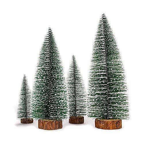 Bottle Brush Christmas Tree Set, 4 Pieces | Amazon (US)