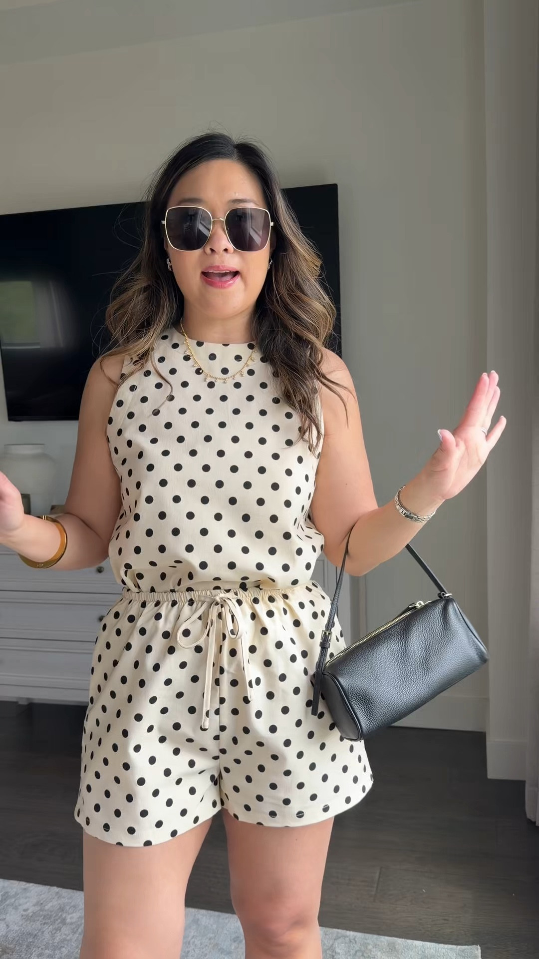 Casual chic styled outfits to elevate your summer style! This jumpsuit, set and easy pull on shorts are perfect for vacation or every day! 

Polka dot set in medium

#LTKootd #LTKSeasonal #LTKPetite