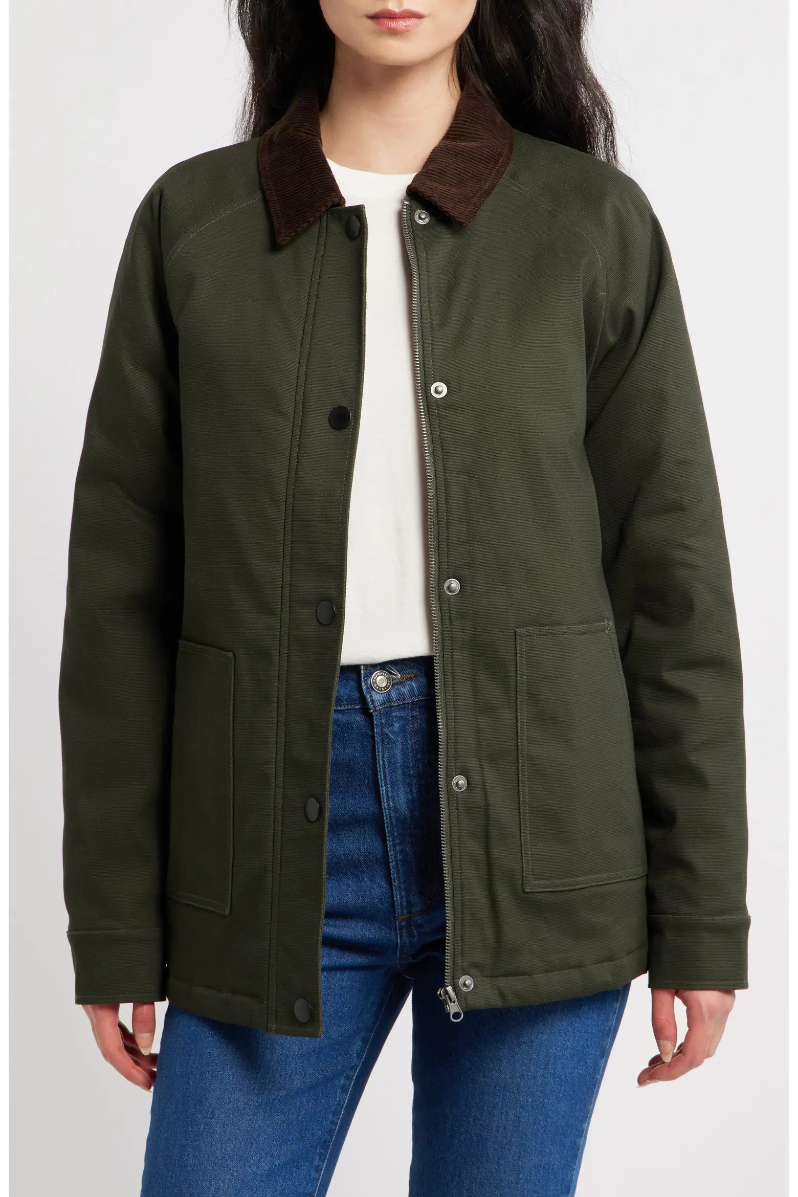 Thread & Supply Stretch Cotton Twill Chore Coat (Women) | Nordstrom | Nordstrom