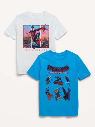 Spider-Man™: Across the Spider-Verse Gender-Neutral T-Shirt 2-Pack for Kids | Old Navy (US)