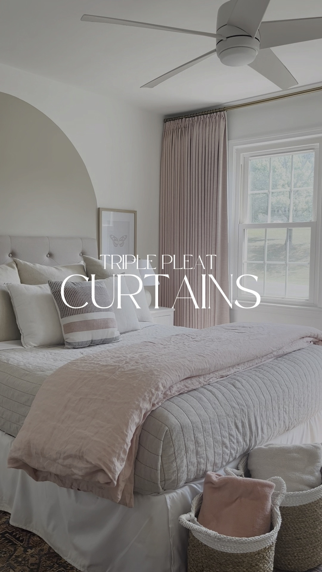 We love these triple pleat curtains in my daughter’s room! They are so high quality! These are the color pink lemonade and have the thermal blackout liner. Use code MARLYDICE for 8% off.

#LTKhome