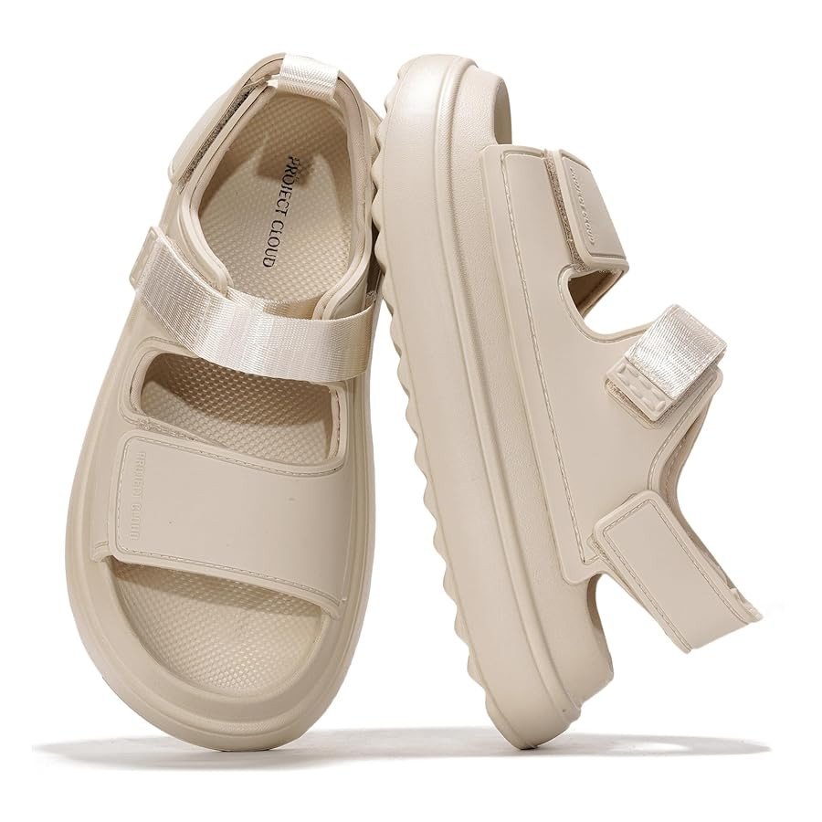 Project Cloud Platform Sandals for Women 2025 – Memory Foam Insole, Lightweight & Slip-Resistan... | Amazon (US)
