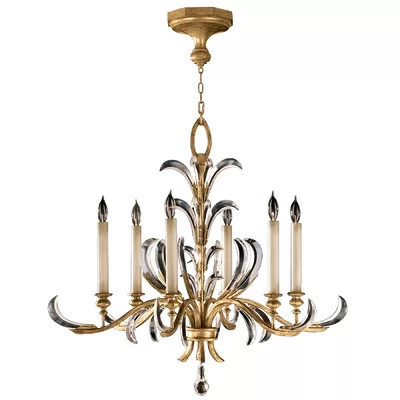 Beveled Arcs 37" Round Chandelier | Perigold