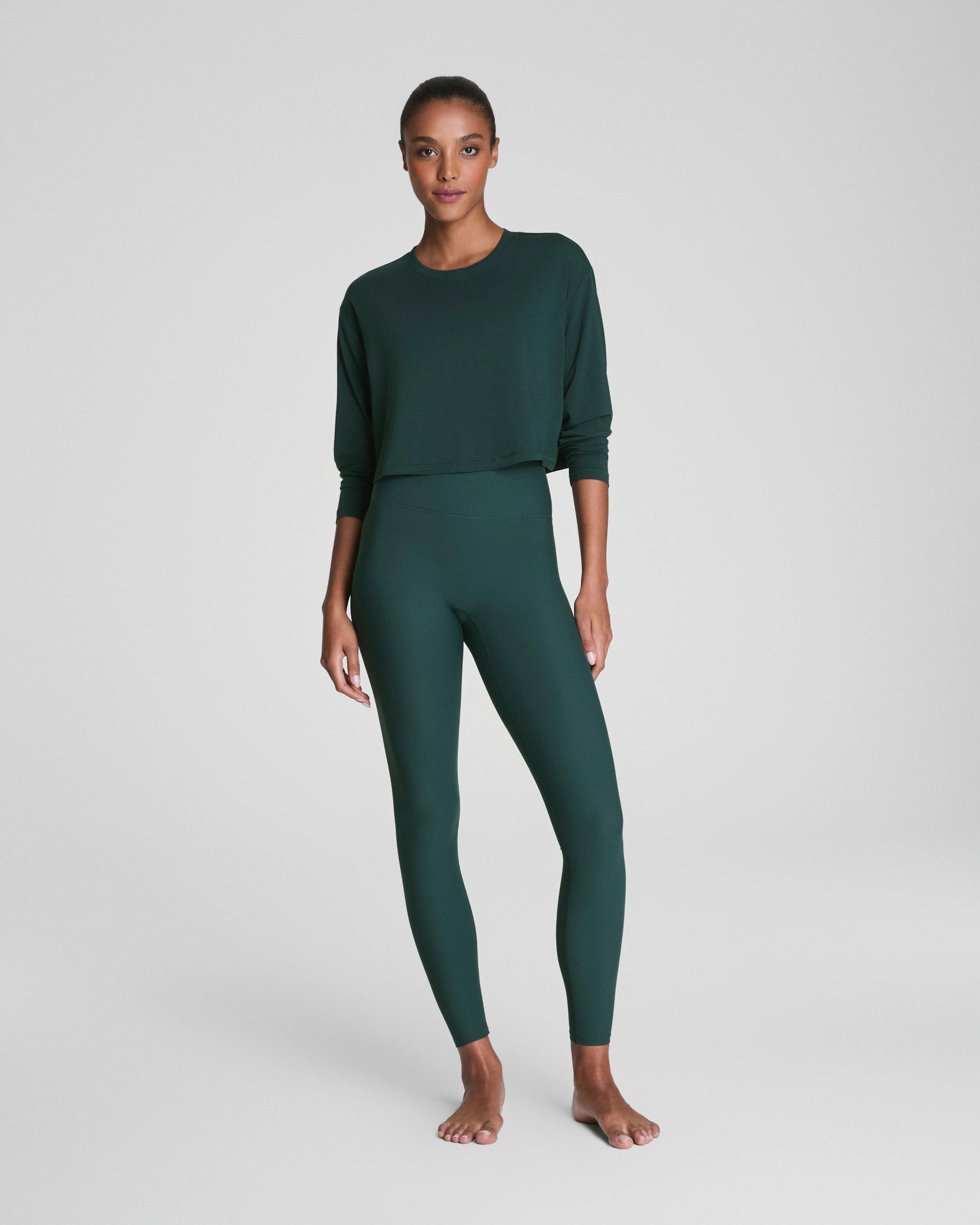 Cropped Long Sleeve Top | Spanx