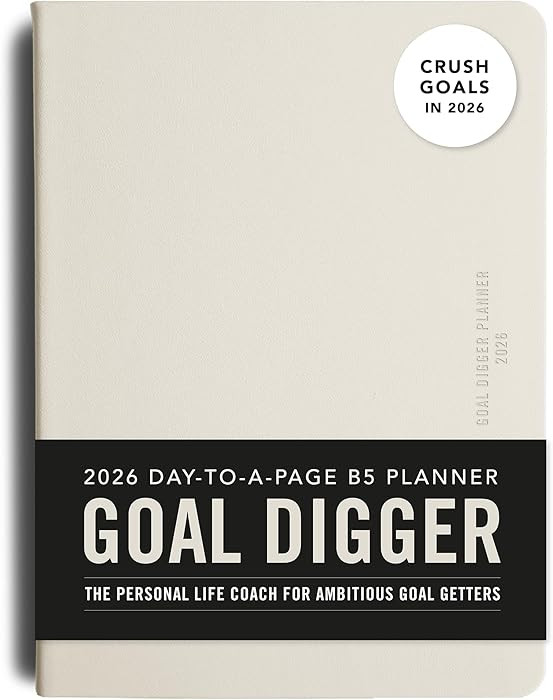 MI GOALS Goal Digger Daily Planner 2026 | Dated Journal for Gratitude, Progress & Habit Tracking ... | Amazon (US)
