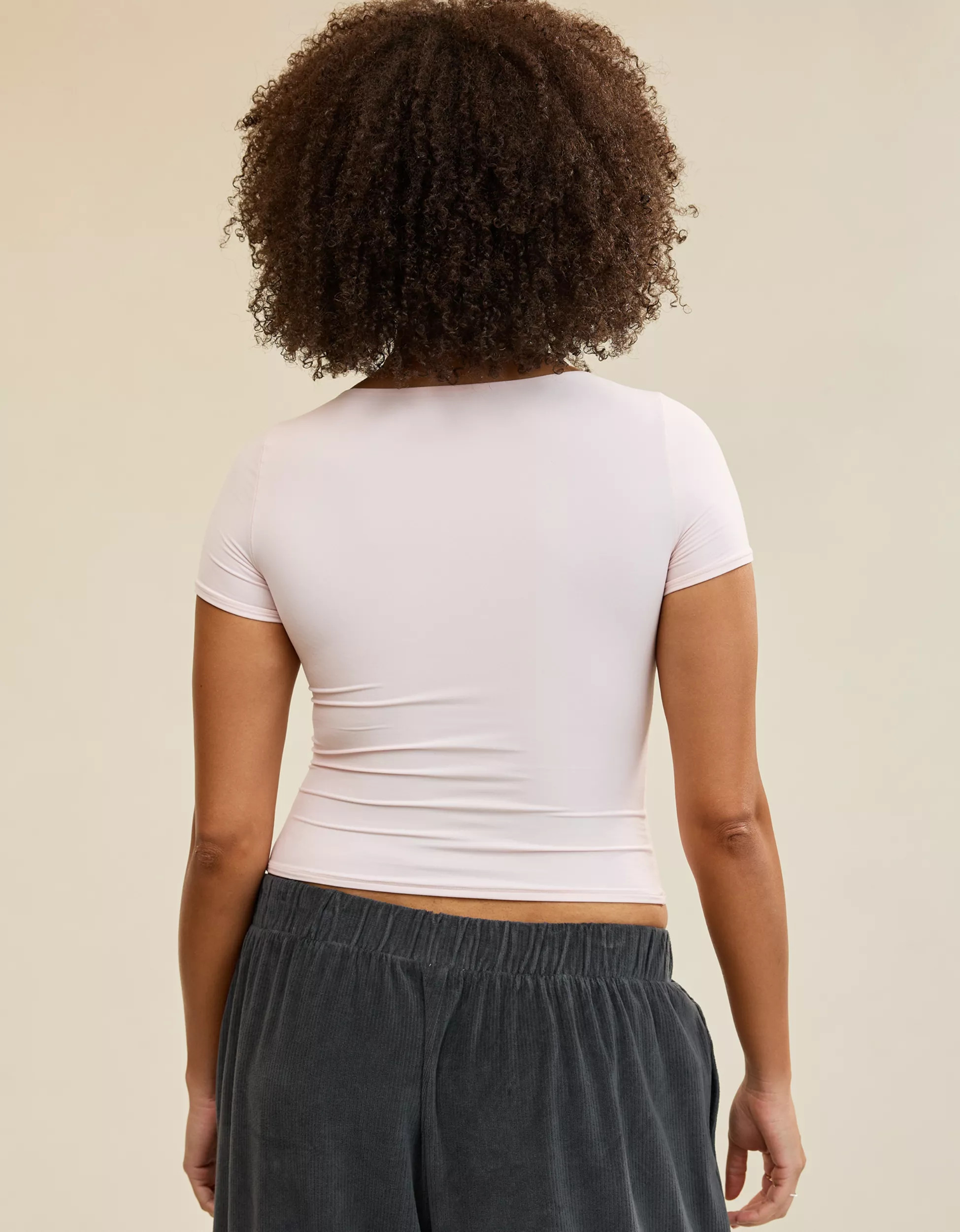 SMOOTHEZ Short Sleeve Scoop T-Shirt | Aerie