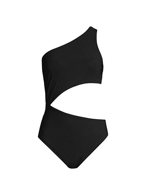 One-Shoulder Cutout One-Piece Swimsuit | Saks Fifth Avenue