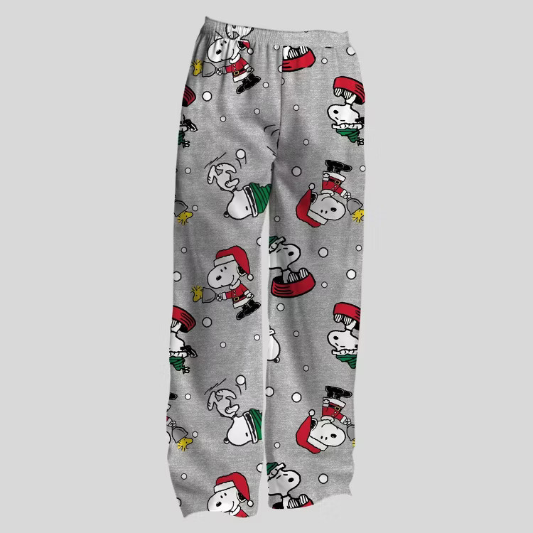 Men's Peanuts Pajama Pants - Gray | Target