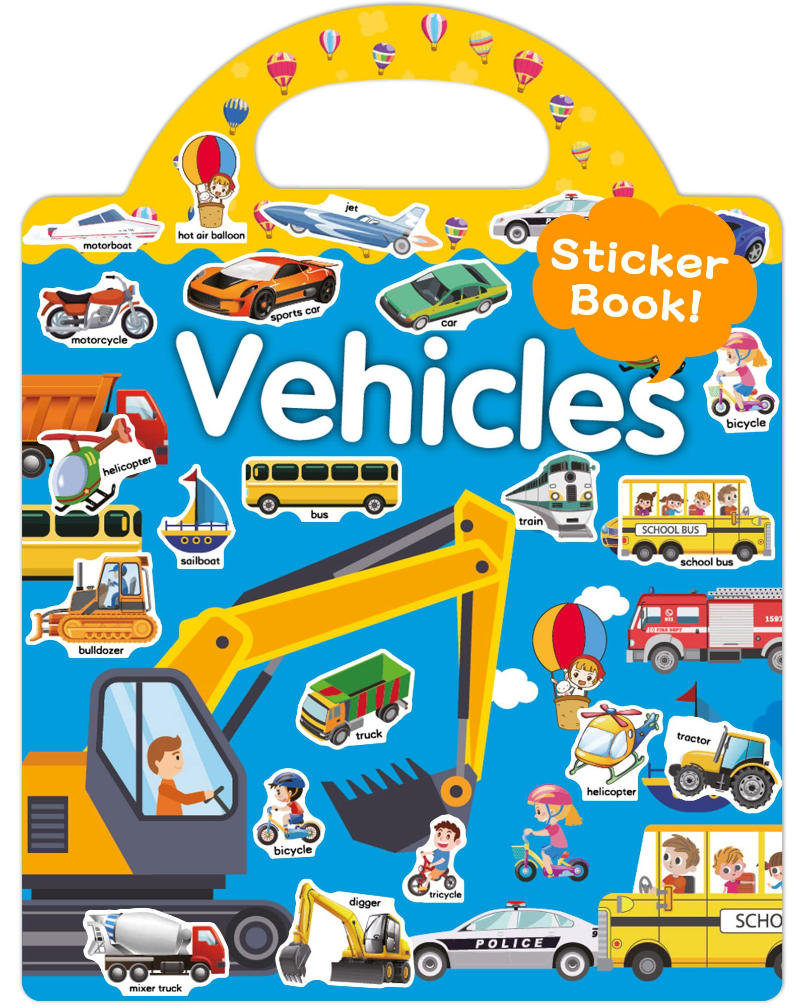 Benresive Reusable Sticker Book for Toddlers 2-4 Years, Fun Travel Stickers for Kids, Waterproof ... | Amazon (US)