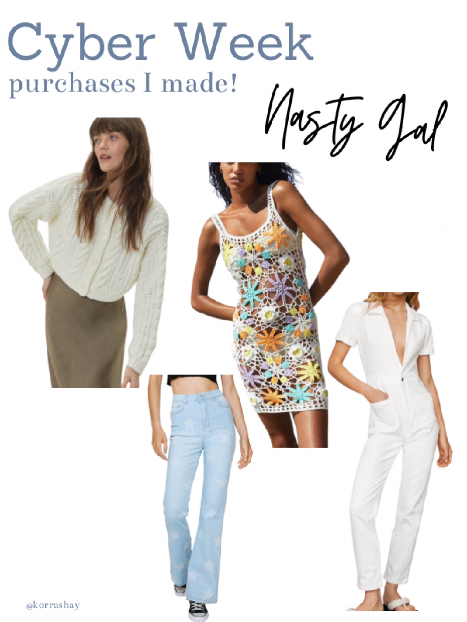 Cyber week purchases I made! Cyber week shopping finds!! Nasty gal 2022

#LTKSeasonal #LTKsalealert #LTKHoliday