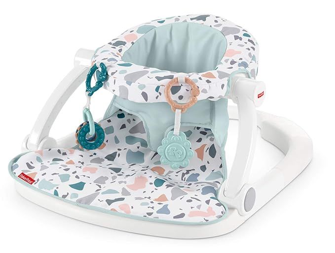 Fisher-Price Portable Baby Chair Sit-Me-Up Floor Seat With Developmental Toys & Machine Washable ... | Amazon (US)