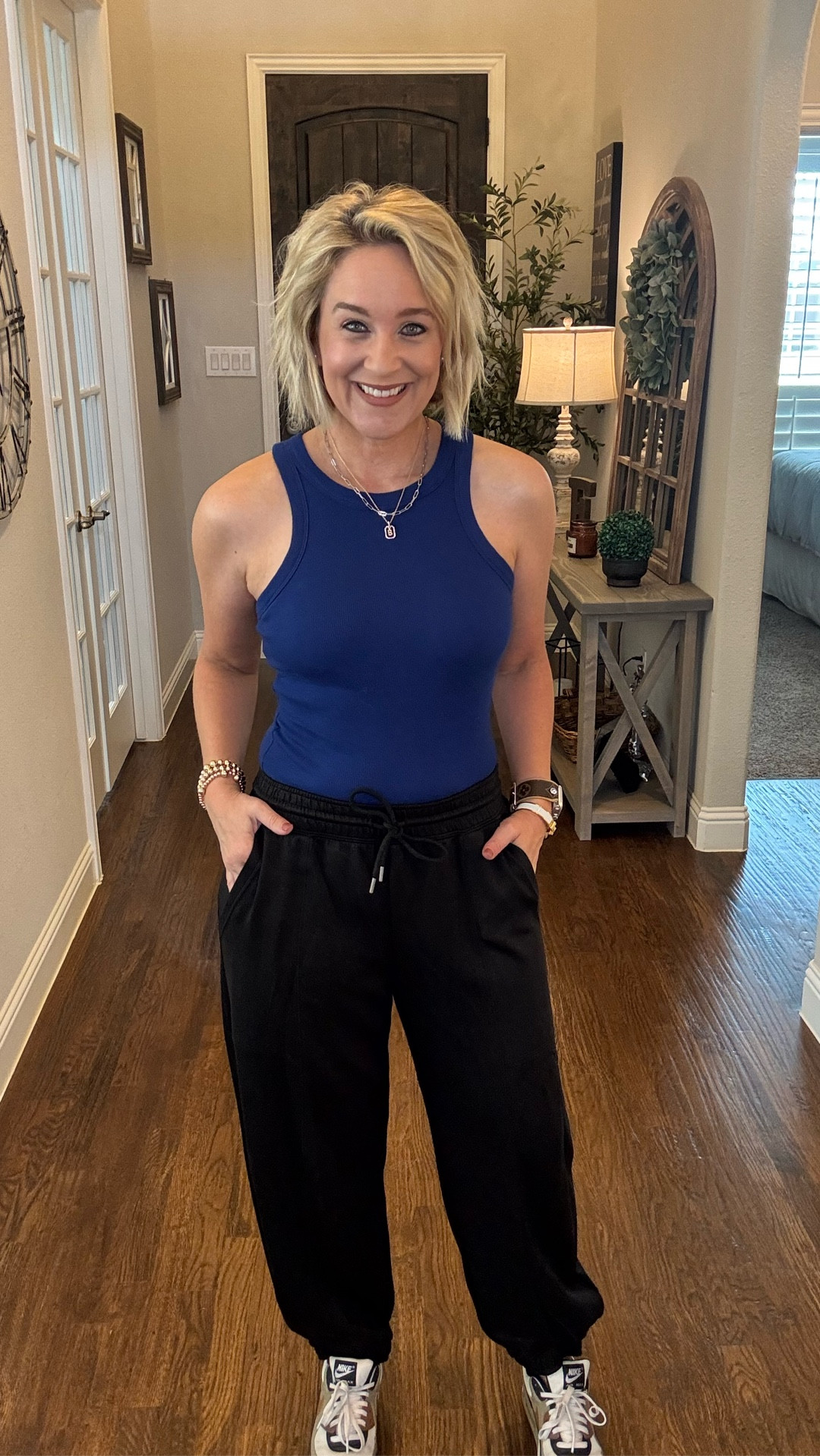 🔥🔥🔥The sweatpants were a hit last week! They are back and in black! 🖤 

These will be on a rotation for the CrossingGuard all season! (Yes I’ve already worn them so much and it’s 95 out! 🫣) 

Add to cart quickly! 🛒 

#ltkcreator #ltkmom 

#LTKOver40 #LTKActive