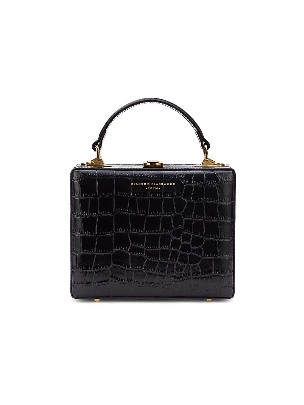 Kendrick Croc-Embossed Box Bag | Saks Fifth Avenue