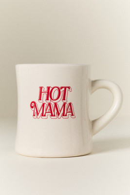 Alice & Wonder Hot Mama Stoneware Diner Mug | Anthropologie (US)