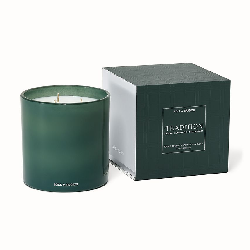 3 Wick Candle | Scented + Decorative | Boll & Branch ® | Boll & Branch