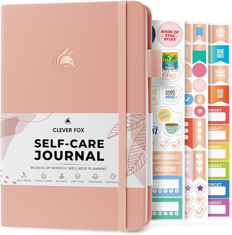 Clever Fox Carnet d’autosoins - Carnet de bien-être et de réflexion quotidienne - Journal de ... | Amazon (FR)