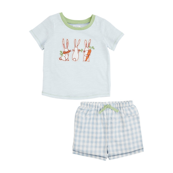 Easter Bunny Toddler Short Set | Mud Pie