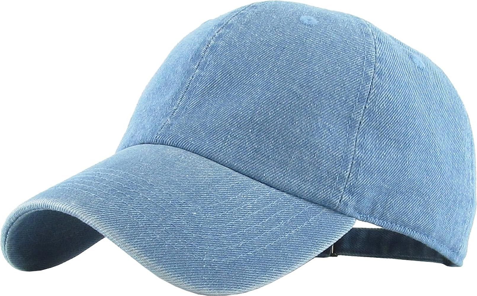 Classic Polo Style Baseball Cap All Cotton Made Adjustable Fits Men Women Low Profile Black Hat U... | Amazon (US)
