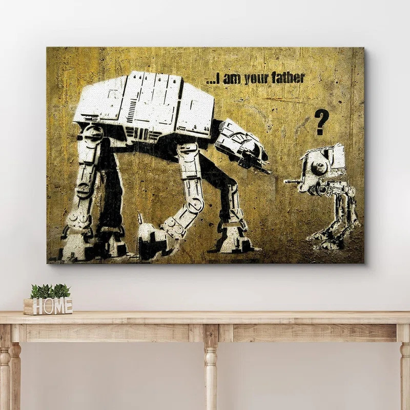 Pop Urban Street " Banksy Science Fiction Robots " | Wayfair North America