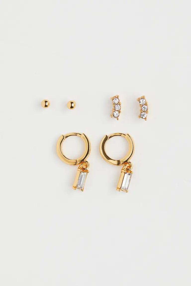 3 pairs earrings and studs | H&M (US)
