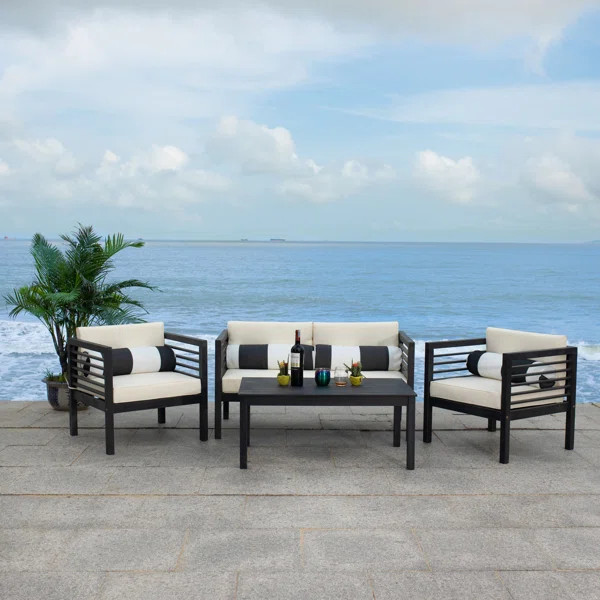 Lovettsville 4 - Person Seating Group with Cushions | Wayfair North America