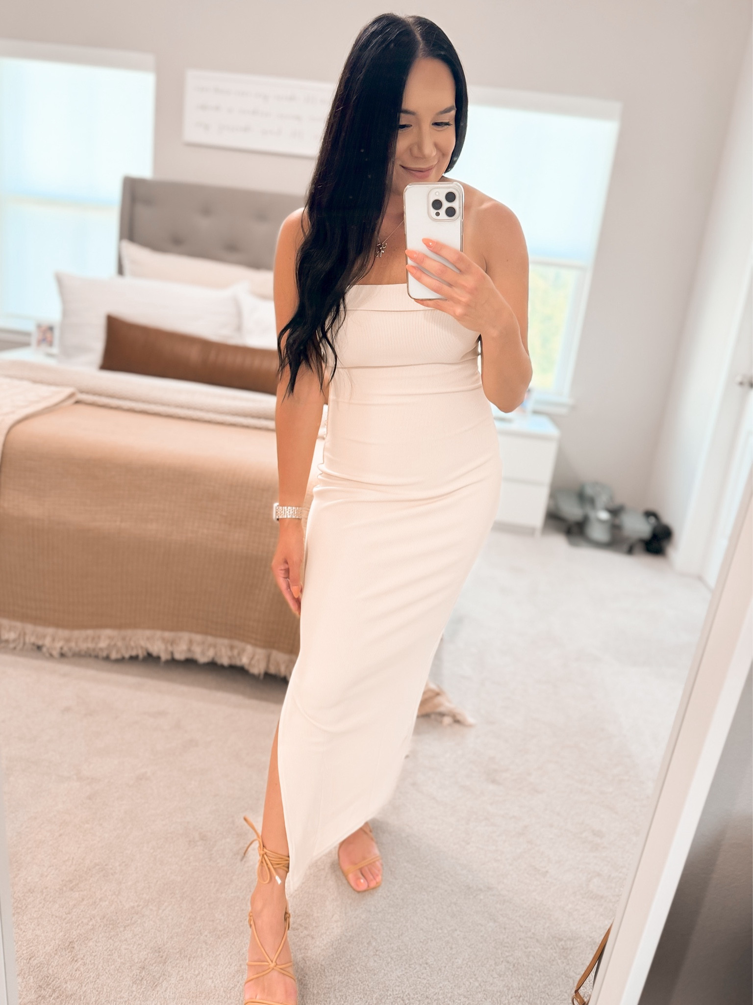 Date Night! // Amazon Fashion // Neutral Dress // Lace Up Heels 

#LTKShoeCrush #LTKFindsUnder50 #LTKStyleTip