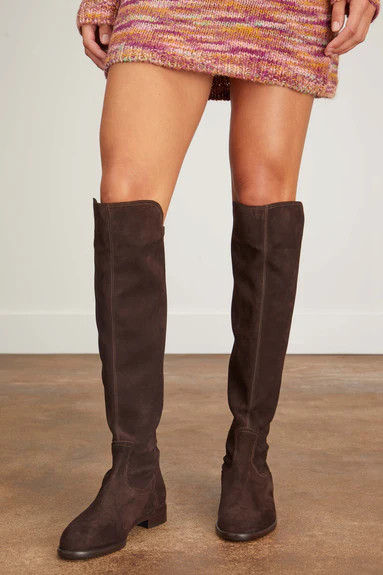 Pull On Boot in Chocolate Suede | Hampden Clothing