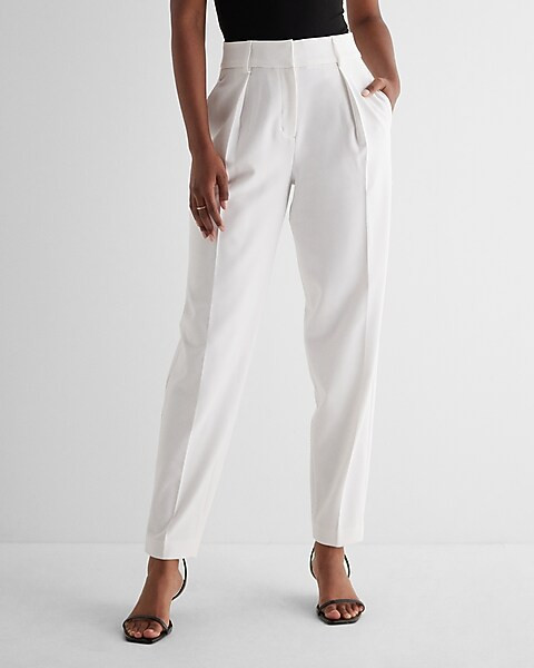 Stylist Super High Waisted Pleated Pant | Express