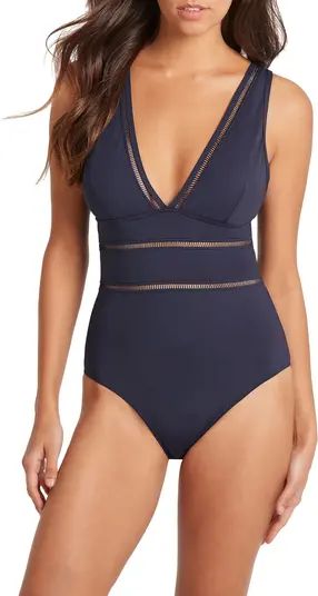 Sea Level Spliced One-Piece Swimsuit | Nordstrom | Nordstrom